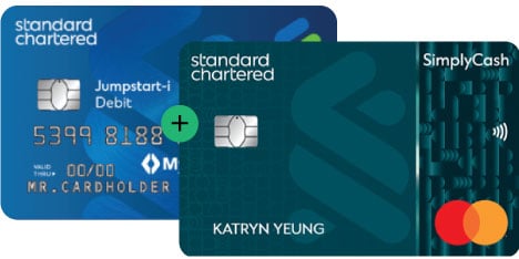Standard Chartered Simply Cash Credit Card and  JumpStart Savings Account-i